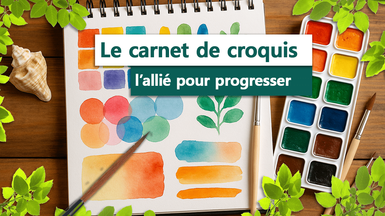 Carnet de croquis peinture